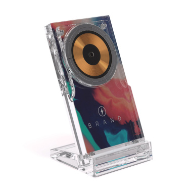Logotrade Werbegeschenke das Foto: Magcharge 15W magnetische Wireless-Charging-Stand