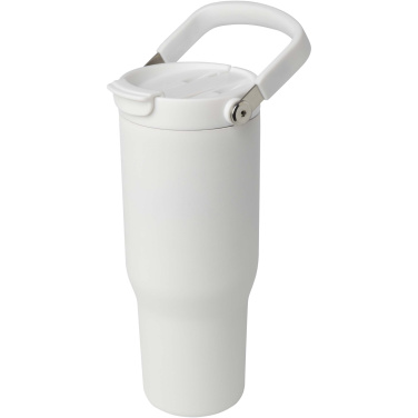 Logotrade Werbegeschenke das Foto: Bronx 900 ml RCS-zertifizierter Kupfer-Vakuum Isolierbecher aus Edelstahl mit Doppelfunktionsdeckel