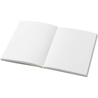 Logotrade Werbegeschenke das Foto: Novella Austen A6 Softcover Notizbuch aus Recyclingmaterial – 100 Blatt