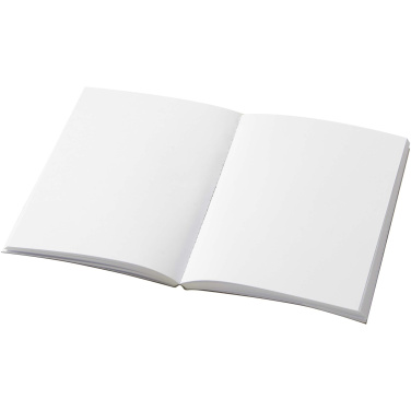 Logotrade Werbeartikel das Foto: Novella Austen A6 Softcover Notizbuch aus recyceltem Kraftpapier – 100 Blatt