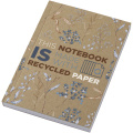 Novella Austen A6 Softcover Notizbuch aus recyceltem Kraftpapier – 100 Blatt, Natürlich