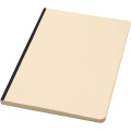 Liliana A5 Zuckerrohr und RPET Softcover Notizbuch, Tiefschwarz