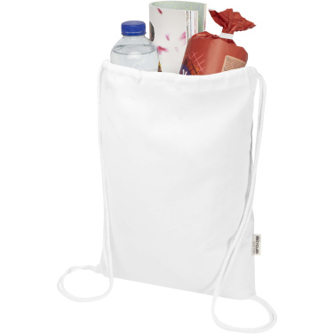 Logotrade Logogeschenke das Foto: Oregon Blend 140 g/m² GRS-recycelter Turnbeutel 5 L