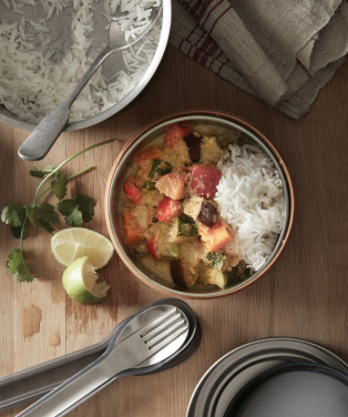 Logotrade Geschäftsgeschenke das Foto: Black+Blum Glass Lunch Bowl 750ml