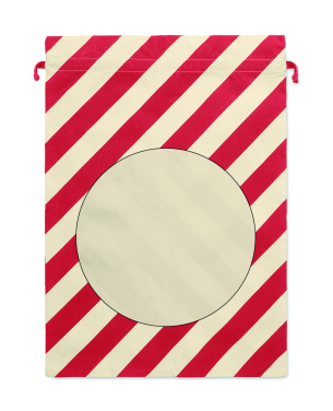 Logotrade Geschäftsgeschenke das Foto: Beutel mit Kordelzug Xmas