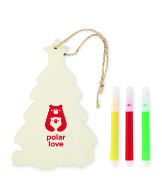 Logotrade Firmengeschenke das Foto: Weihnachtsschmuck Tanne