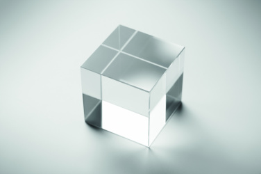 Logotrade werbemittel das Foto: Glas-Pokal Würfel
