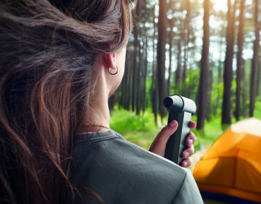 Logotrade Werbeartikel das Foto: Tragbarer Turbo-Ventilator