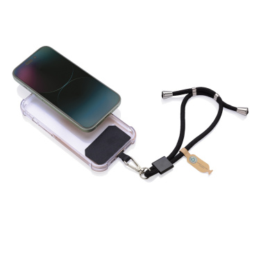 Logotrade werbemittel das Foto: CarryLoop verstellbares Handy-Armband aus RCS rec. PET