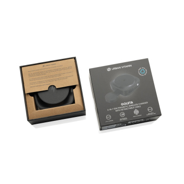 Logotrade werbemittel das Foto: Urban Vitamin Goleta 2-in-1 15W Magnetic Wireless Charger