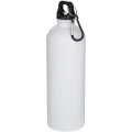 Oregon 750 ml matte RCS-zertifizierte, einwandige Trinkflasche aus recyceltem Edelstahl mit Karabinerhaken, Weiß