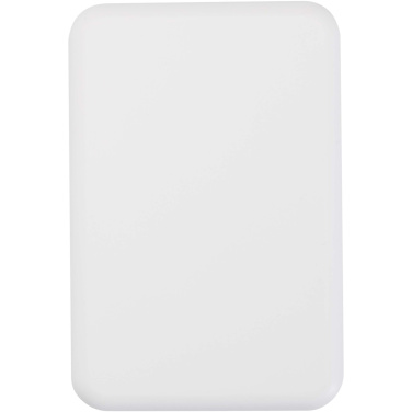 Logotrade Werbegeschenke das Foto: Acrab 15 W 5.000 mAh magnetische kabellose Powerbank mit 20 W PD aus recyceltem Kunststoff