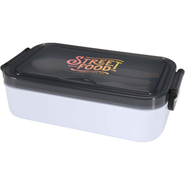 Logotrade Firmengeschenke das Foto: Snappy Lunchbox und Besteckset