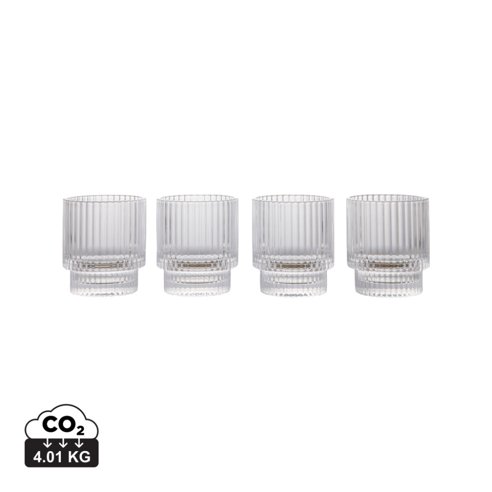 Logotrade Werbeartikel das Foto: VINGA York Tumbler, 4-tlg. Set
