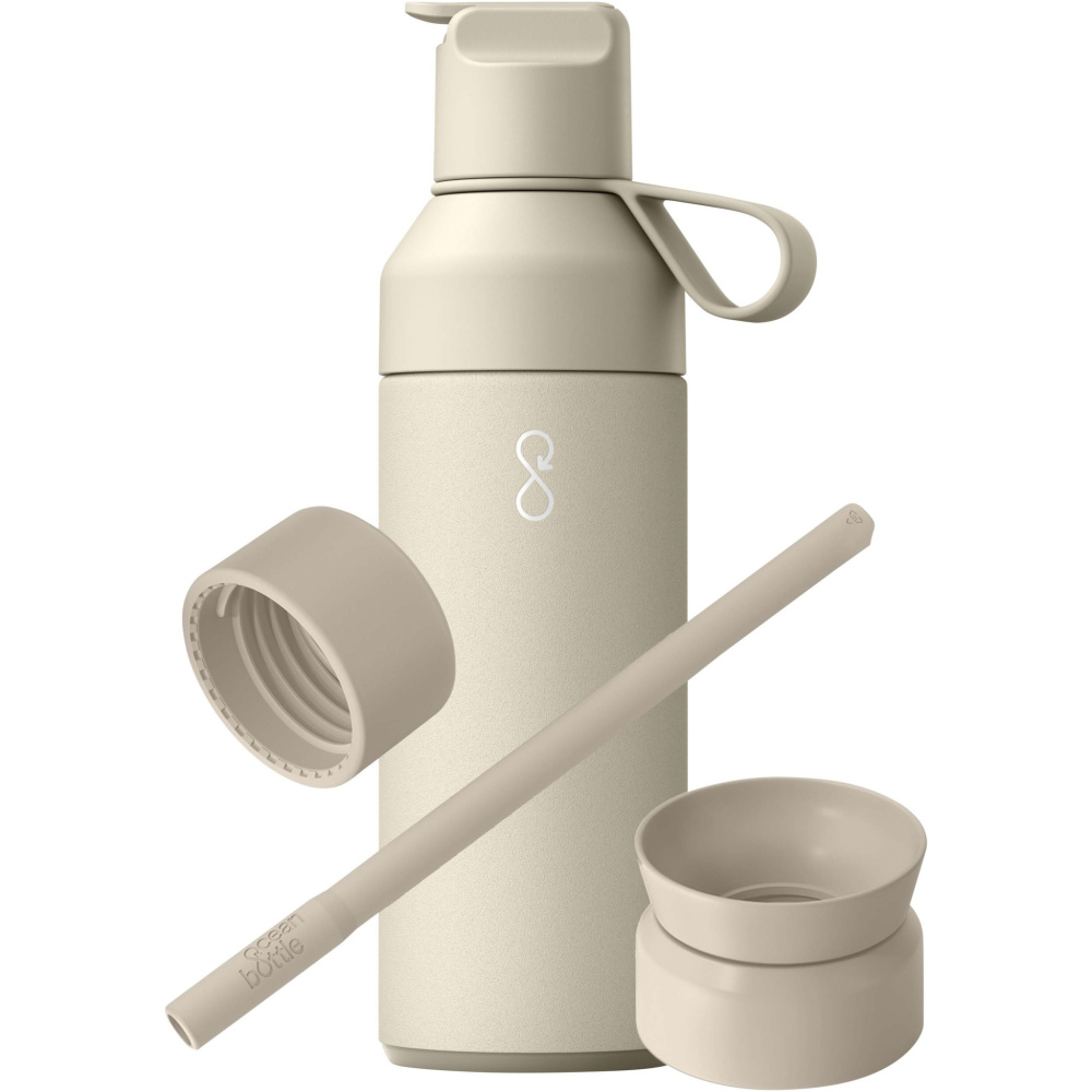 Logotrade Firmengeschenke das Foto: Ocean Bottle 500 ml 3 in 1 Set