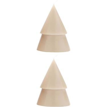 Logotrade Werbeartikel das Foto: Originalhome Weihnachtsbaum Kerze M, 2er Set