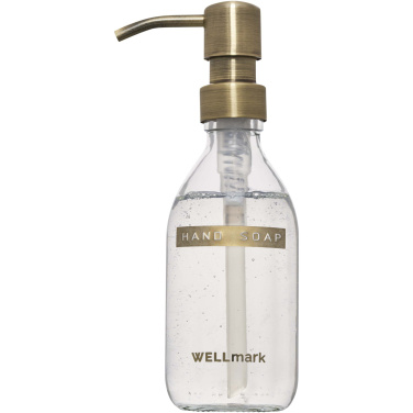 Logotrade werbemittel das Foto: Wellmark Discovery 250 ml Handseifenspender und 150 g Duftkerze im Set