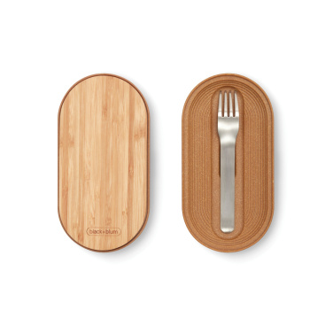 Logotrade Werbeartikel das Foto: Black+Blum Stainless Steel Double Bento Box