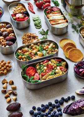 Logotrade Logogeschenke das Foto: Black+Blum Stainless Steel Double Bento Box