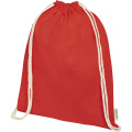 Odisha 140 g/m² OCS Bio-Sportbeutel 5L, Rot