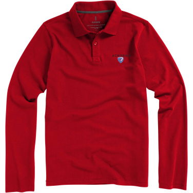 Logotrade werbemittel das Foto: Oakville Langarm Poloshirt für Herren