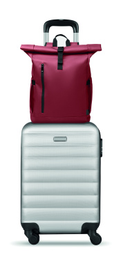 Logotrade werbemittel das Foto: Rolltop-Rucksack 600D RPET