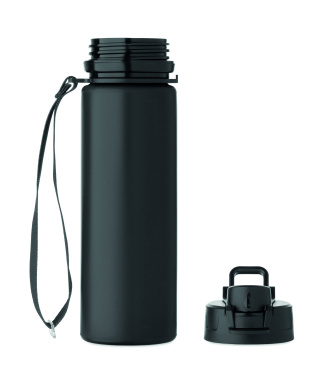Logotrade Logogeschenke das Foto: Faltbare Sportflasche Silikon