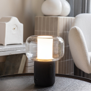 Logotrade Werbeartikel das Foto: Lux 10W Lautsprecherlampe aus RCS recyceltem Kunststoff