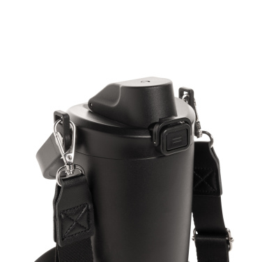 Logotrade Werbeartikel das Foto: Avira Ayala Crossbody Duosip Becher aus RCS rec. Stahl