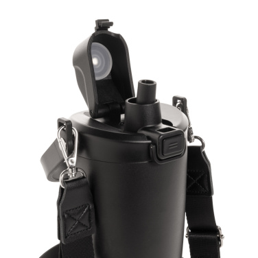 Logotrade Werbegeschenke das Foto: Avira Ayala Crossbody Duosip Becher aus RCS rec. Stahl
