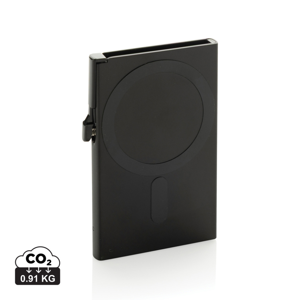 Logotrade Geschäftsgeschenke das Foto: Magnetischer RFID-Kartenhalter aus Aluminium für Smartphones
