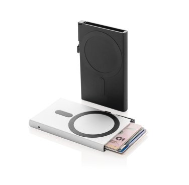 Logotrade Geschäftsgeschenke das Foto: Magnetischer RFID-Kartenhalter aus Aluminium für Smartphones