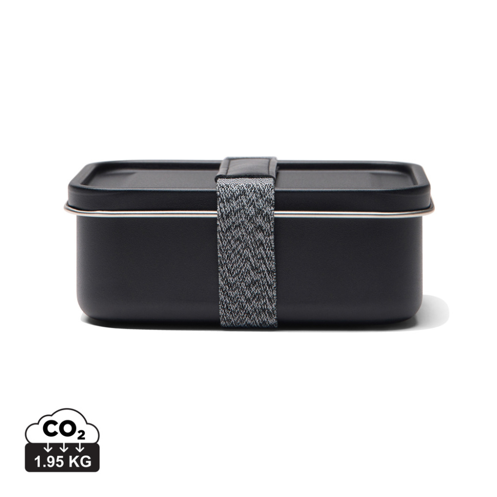 Logotrade Werbeartikel das Foto: VINGA Parks Lunch-Box aus RCS Stainless-Steel