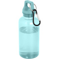 Oregon 400 ml RCS-zertifizierte Trinkflasche aus recyceltem Kunststoff mit Karabiner , Türkis