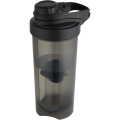 Forza 700 ml Sportflasche mit Shakerball, Schwarz