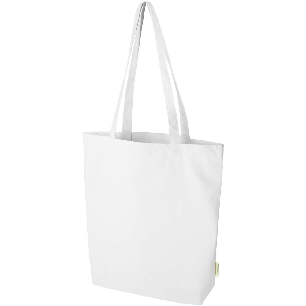 Logotrade werbemittel das Foto: Odisha 180 g/m² OCS Bio-Tragetasche mit breitem Boden 11L
