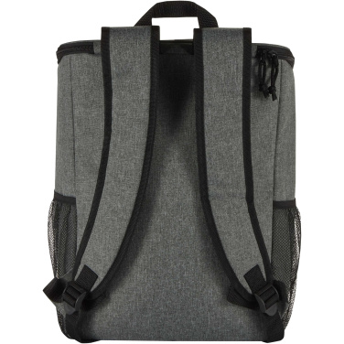 Logotrade Geschäftsgeschenke das Foto: Tundra GRS recycelter Picknickkühlrucksack mit Besteckset 20L