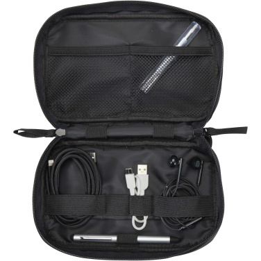 Logotrade Geschäftsgeschenke das Foto: Resi Plus GRS recycelte Tech-Tasche 1L