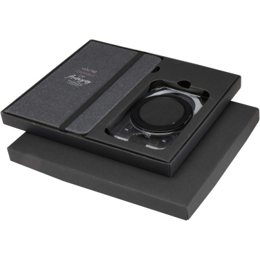 Logotrade Werbeartikel das Foto: Kern A6 Hardcover Notizbuch und MagSafe Wallet Set