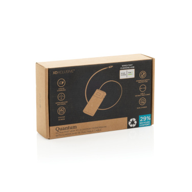 Logotrade Werbeartikel das Foto: Quantum RCS Ultra-Fast 45W 10.000mAh Powerbank mit Display