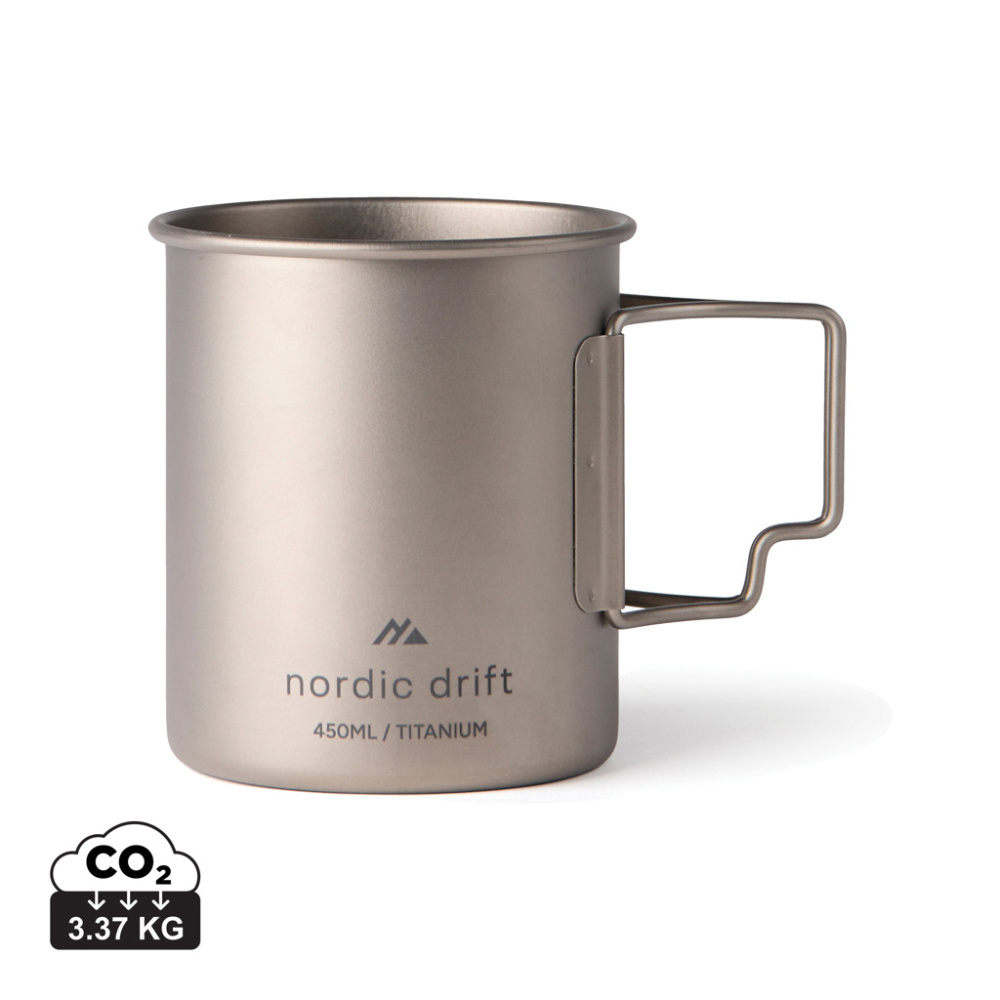 Logotrade werbemittel das Foto: Nordic Drift Trail Ultraleichte Titan-Becher 450ml