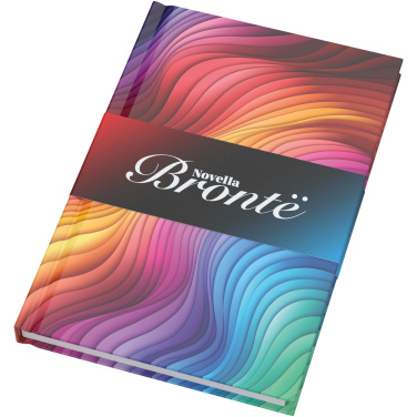 Logotrade werbemittel das Foto: Novella Brontë A5 Hardcover Notizbuch mit glänzendem Finish