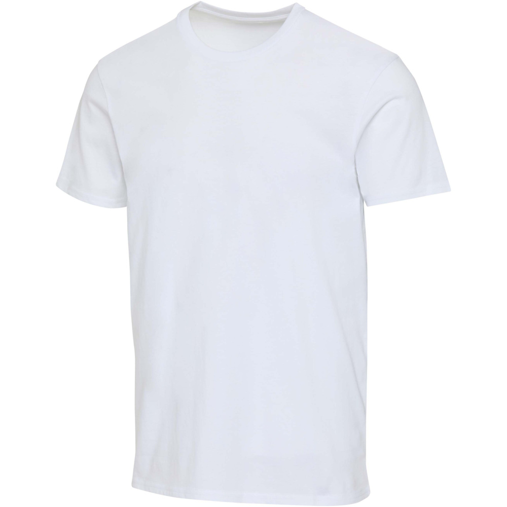 Logotrade Geschäftsgeschenke das Foto: Azurite Kurzärmeliges T-Shirt aus 160 g/m² Bio Baumwolle