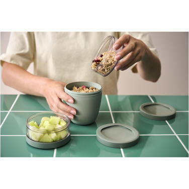 Logotrade Werbegeschenke das Foto: Mepal Ellipse Dreiteiliger, 500 ml + 2 x 200 ml isolierter Lunchpot