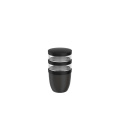 Mepal Ellipse Dreiteiliger, 500 ml + 2 x 200 ml isolierter Lunchpot, Schwarz