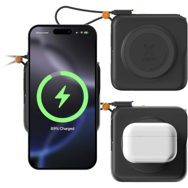Logotrade Werbegeschenke das Foto: Xtorm TravelPro 30 W, 10.000 mAh, 3 in 1 Reiseladegerät
