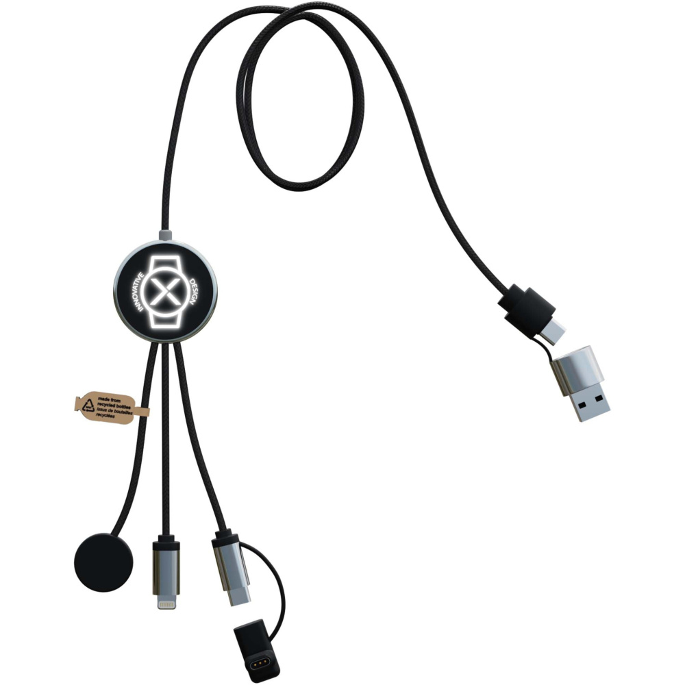 Logotrade Werbegeschenke das Foto: SCX.design C34 7 in 1 Ladekabel für Smartwatches
