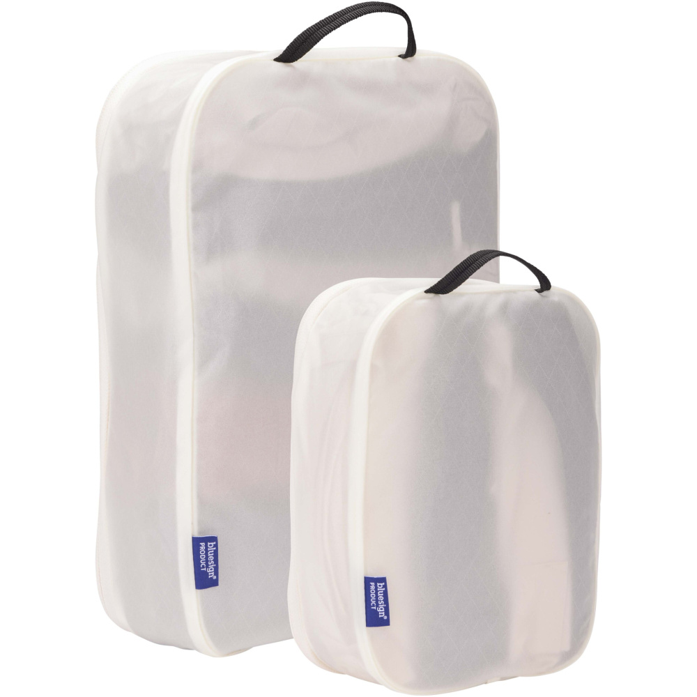 Logotrade Werbegeschenke das Foto: Thule 2 teiliges Packwürfelset aus recyceltem Material