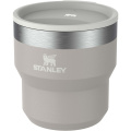Stanley Stay Hot 295 ml Edelstahl isolierter, stapelbarer Camp Becher, Grau