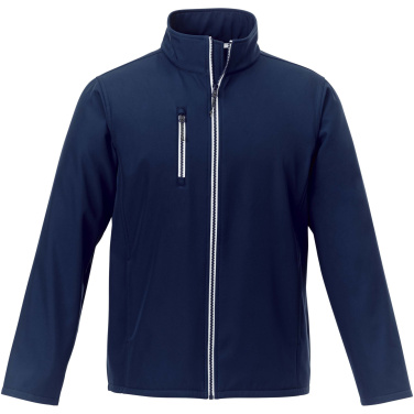 Logotrade Werbegeschenke das Foto: Orion GRS-Softshelljacke für Herren aus recyceltem Material